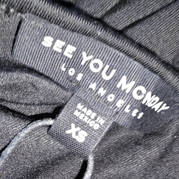 See You Monday Low Back Cropped-Waist Ruffle Dress - Picture 6 of 7